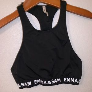 Emma and Sam sports bra